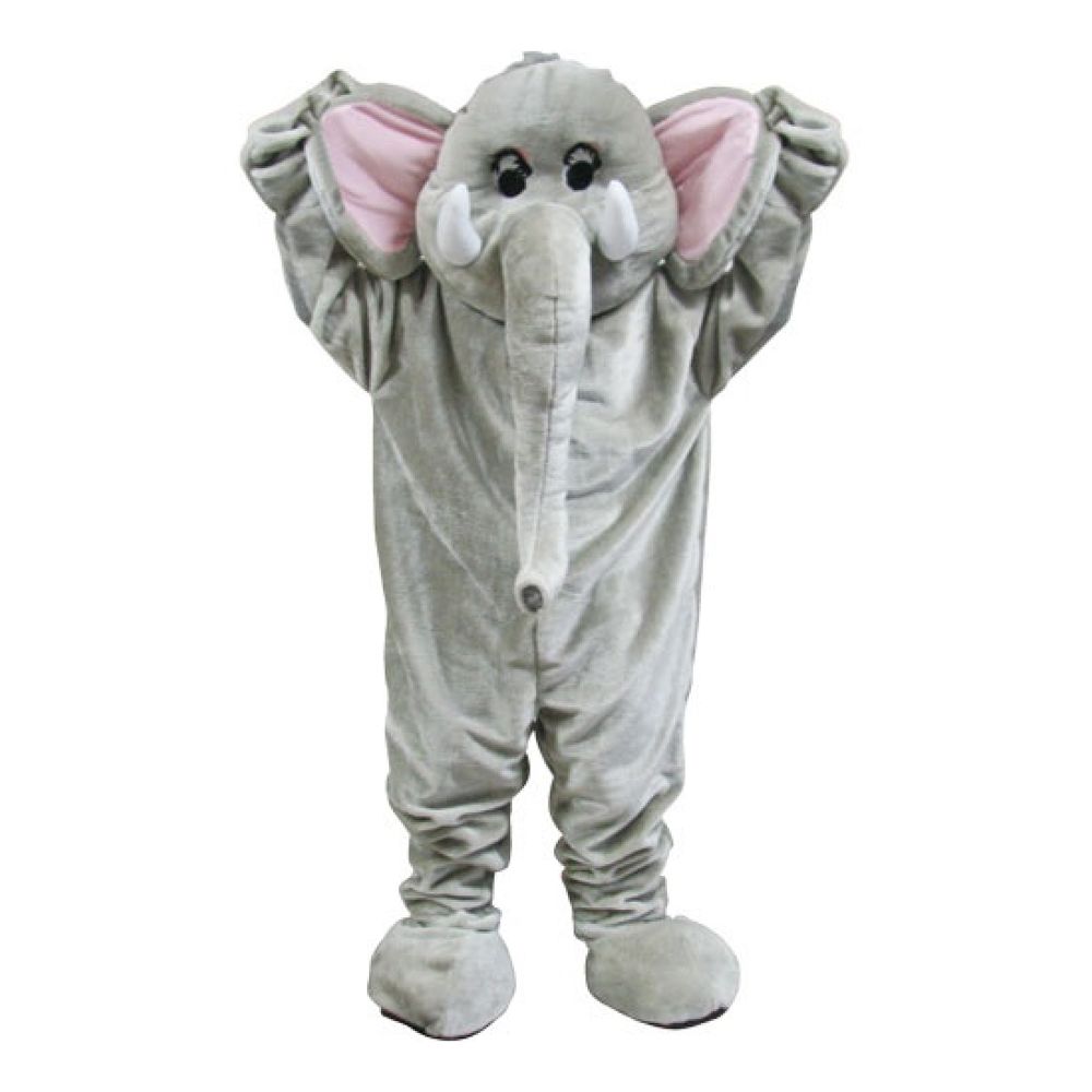 Elefantmaskot Deluxe Kostyme