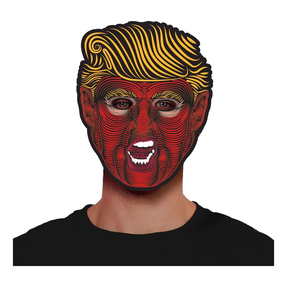 Elektronisk LED Maske Trump