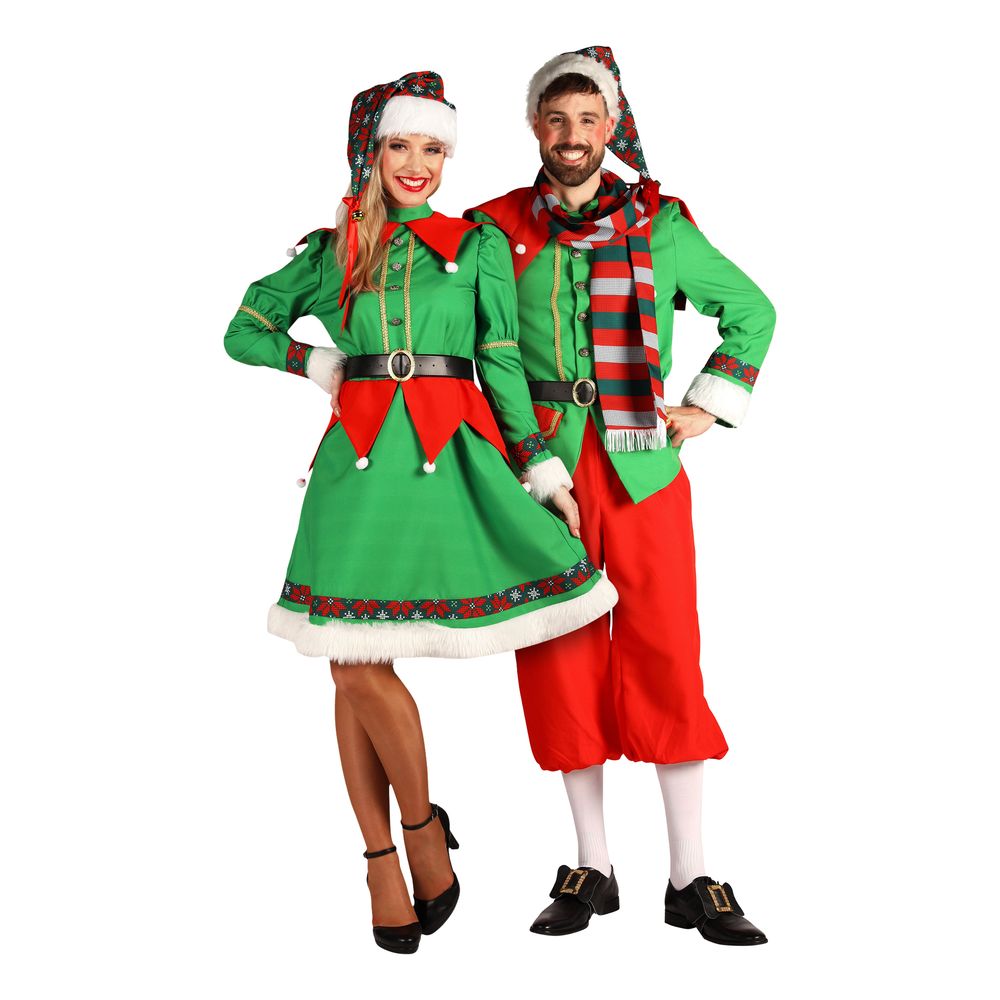 Elf Deluxe Dame Kostyme