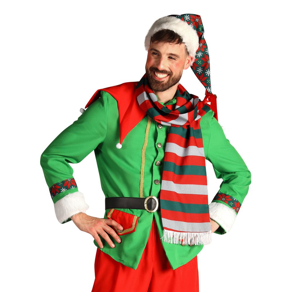 Elf Deluxe Herre Kostyme