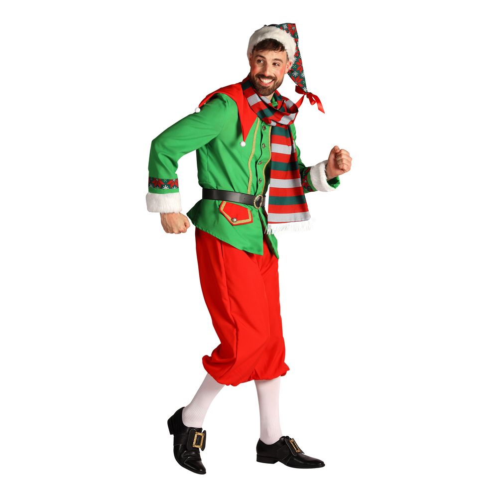 Elf Deluxe Herre Kostyme