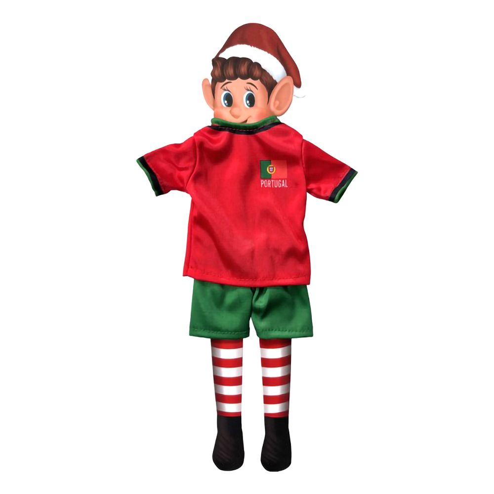 Elf on the Shelf Portugalilainen Jalkapalloilija Asu Tonttutarvike