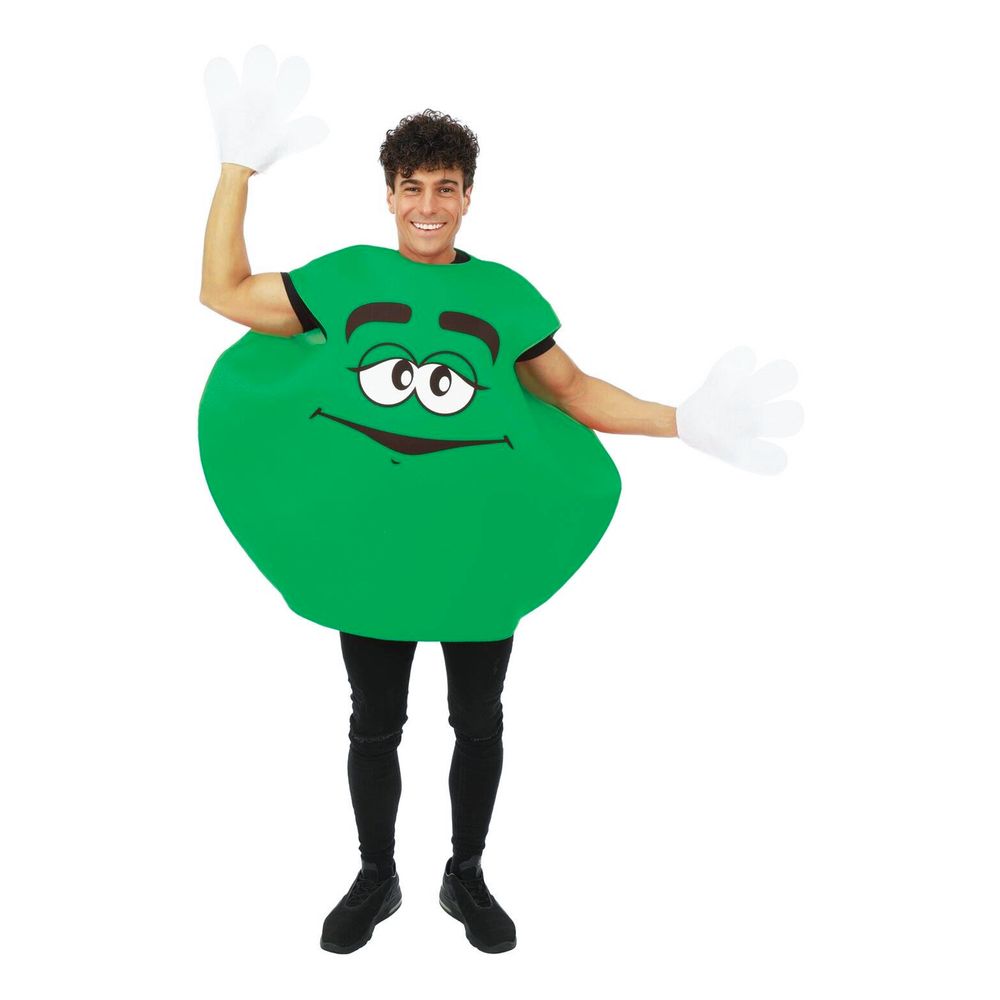 Chokoladelinse Grøn Kostume