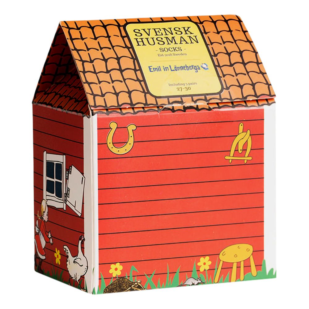Emil i Lönneberga™ Snickerboa Strumpor för Barn Presentbox