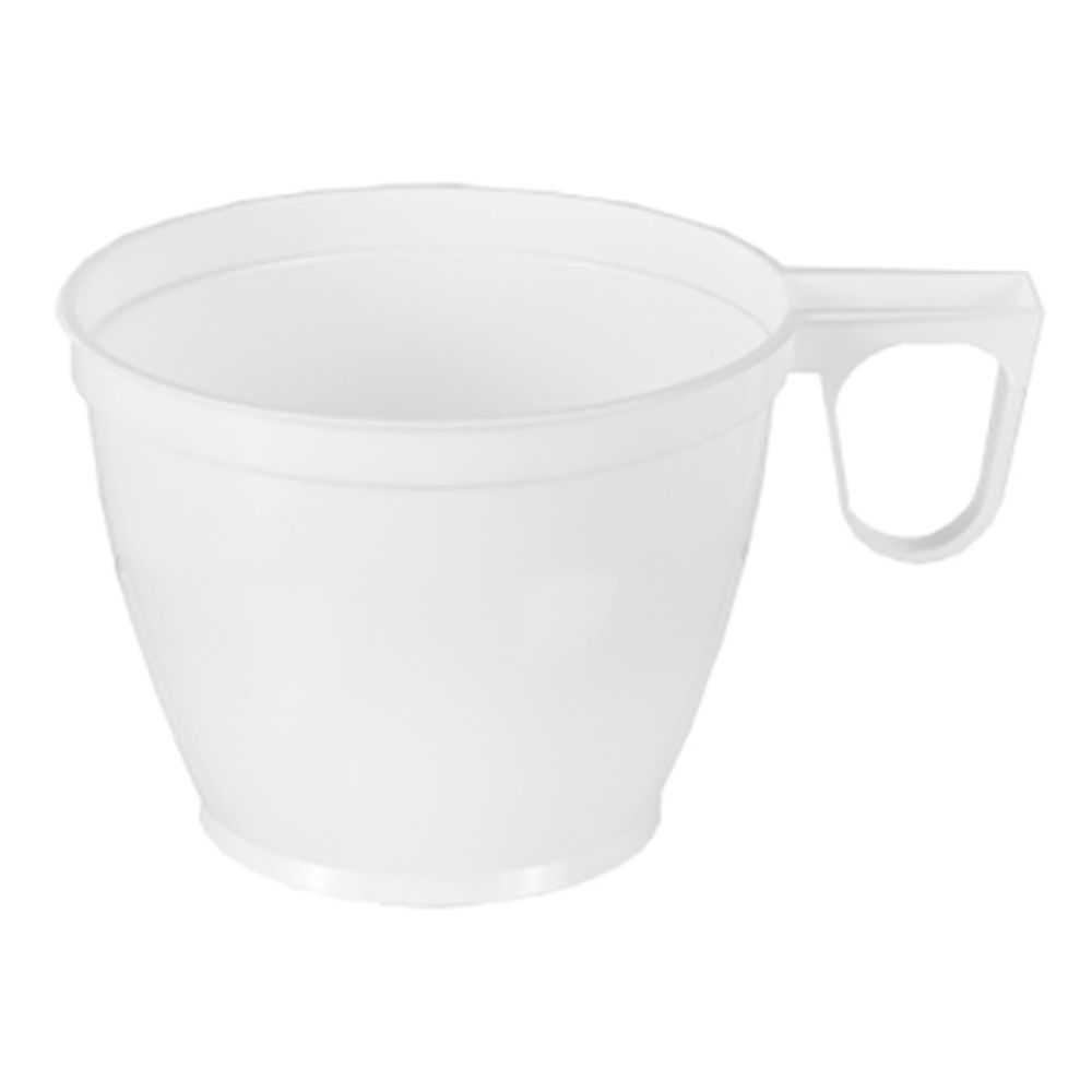 Muovimukit Valkoinen