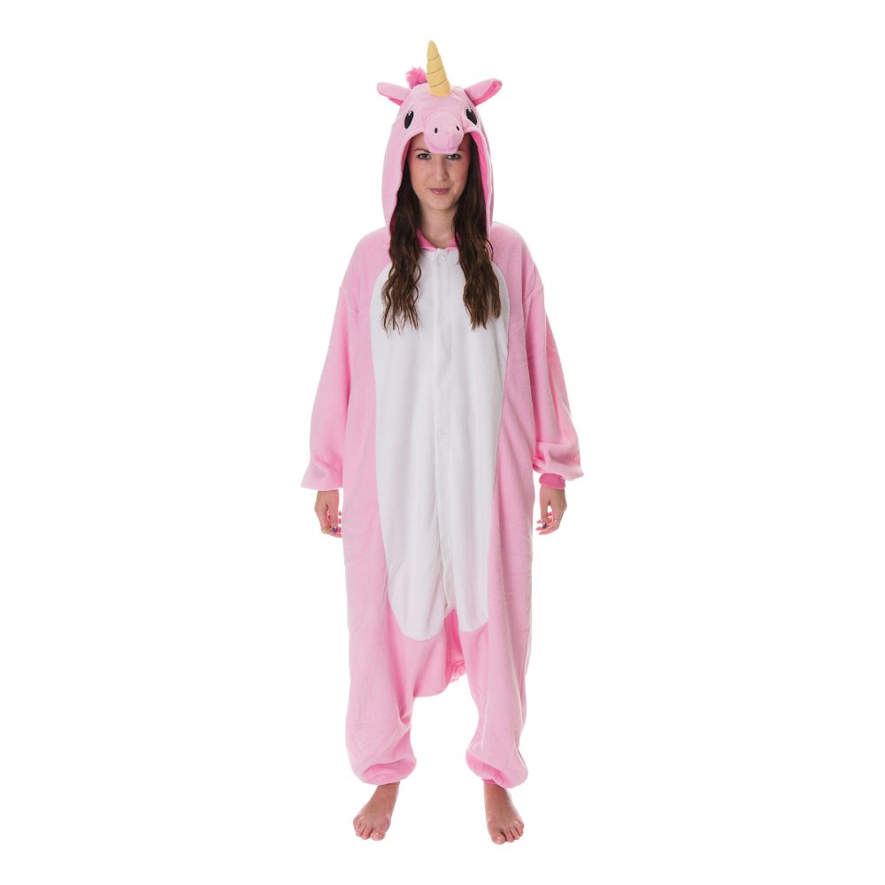 Rosa Enhjørning Kigurumi