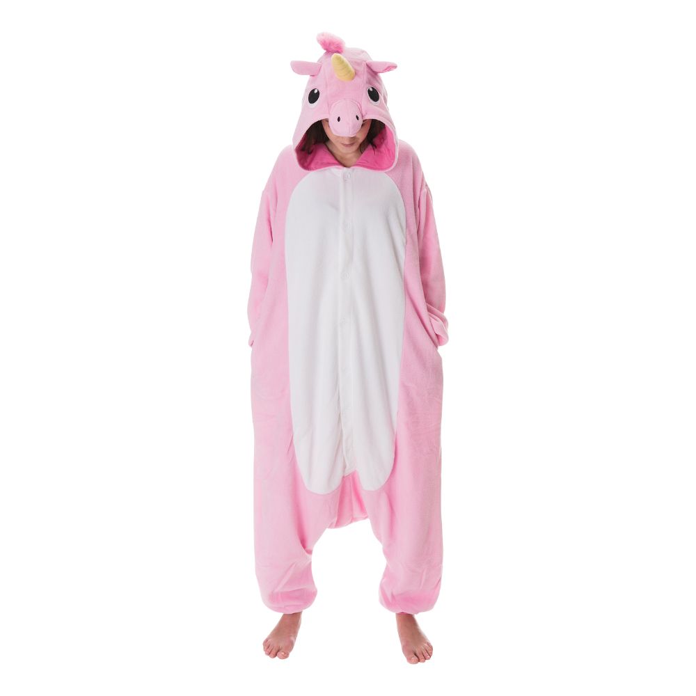 Rosa Enhjørning Kigurumi