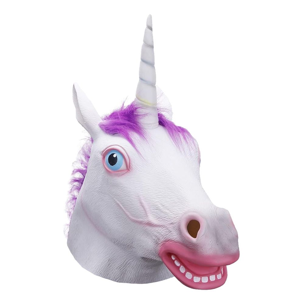 Enhjørning Latexmaske