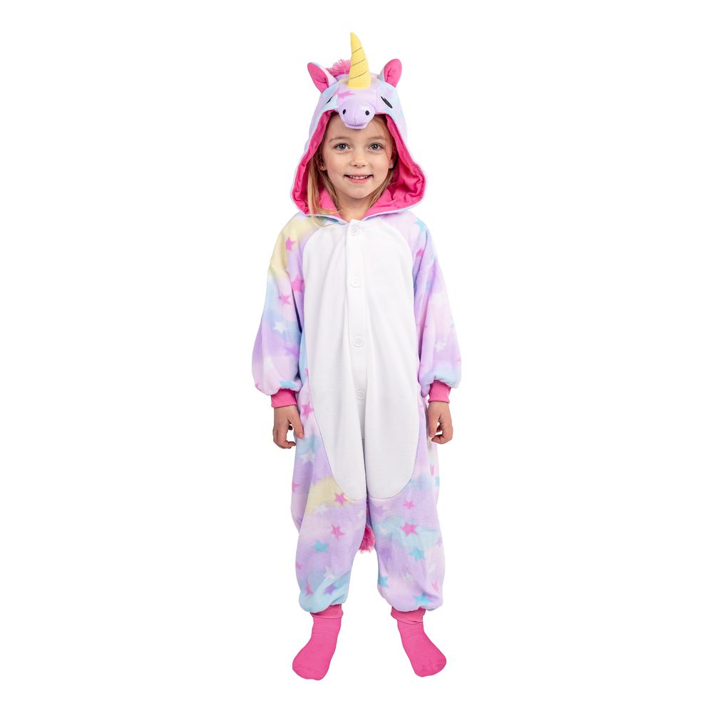 Enhörning Pastell Barn Kigurumi
