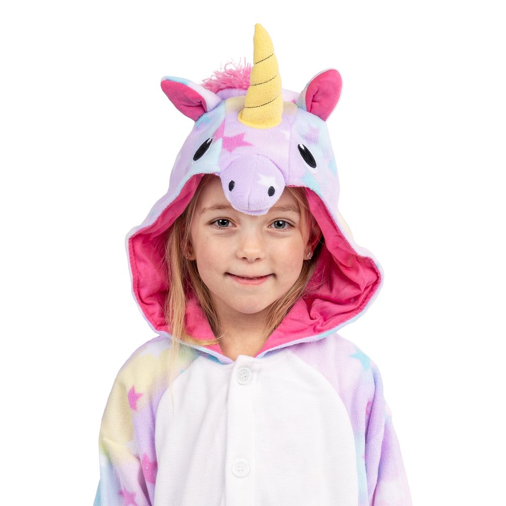 Enhörning Pastell Barn Kigurumi