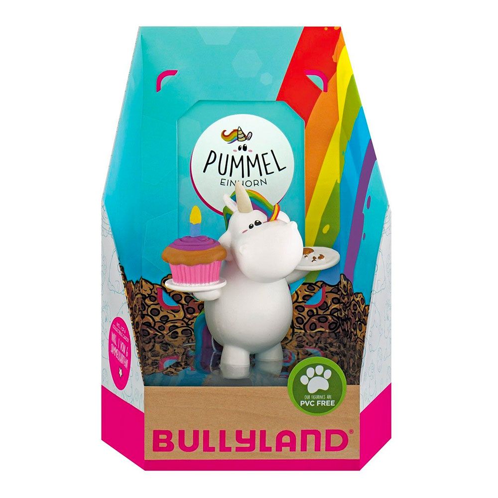 Chubby Unicorn Fødselsdag Kakefigur