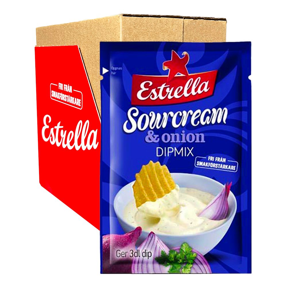 Estrella Dippmix Sourcream & Onion Storpack