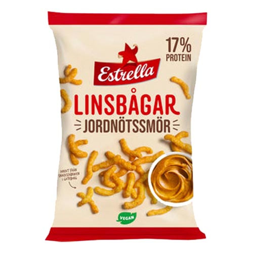 Estrella Linsbågar Jordnötssmör