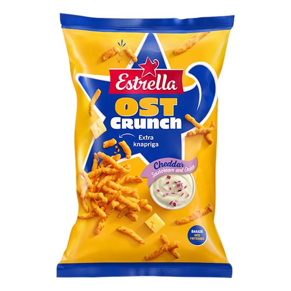 Estrella Cheese Crunch Cheddar Sourcream & Onion