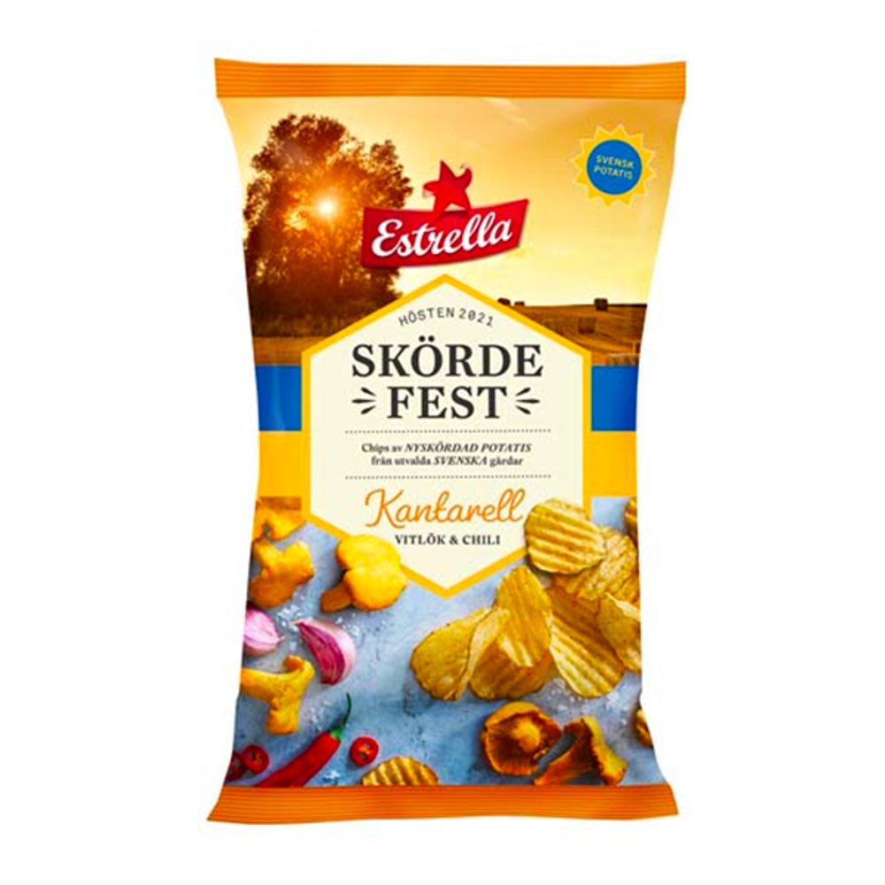 Estrella Skördefest Kantarell, Vitlök & Chili