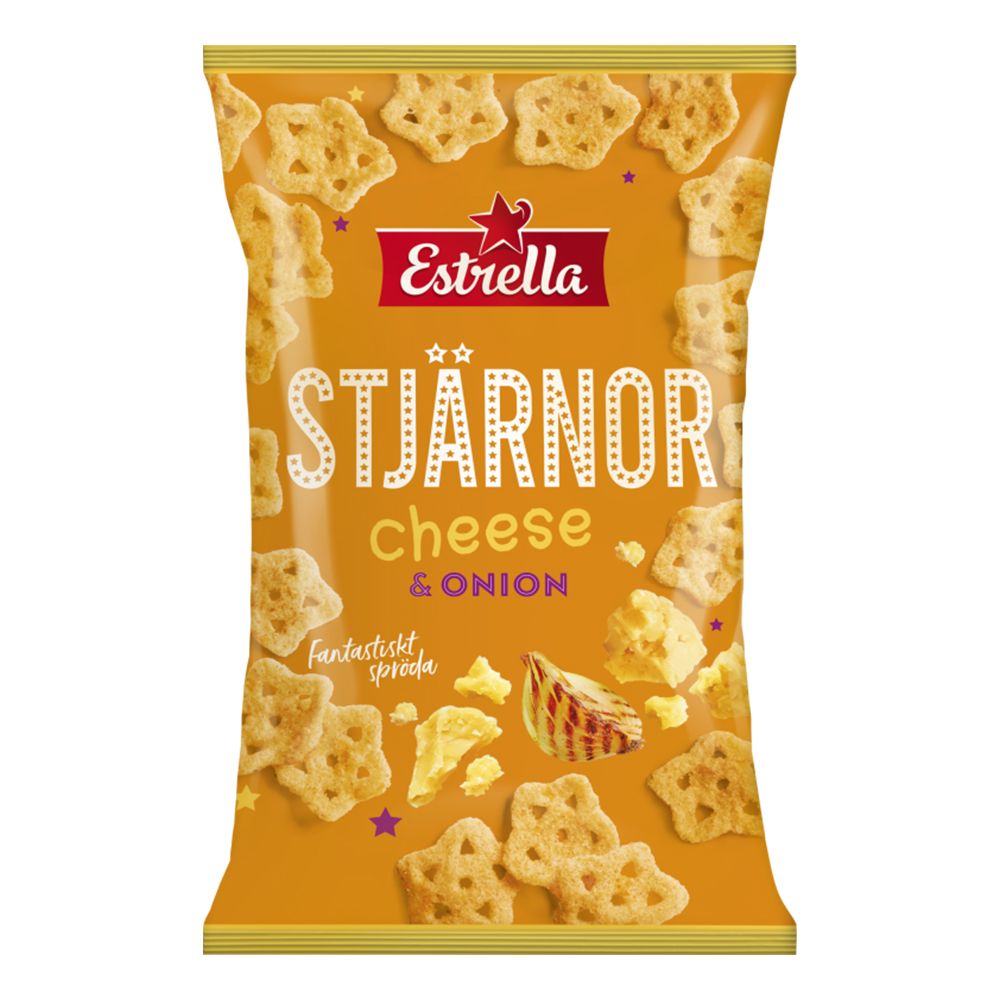 Estrella Stjärnor Cheese & Onion