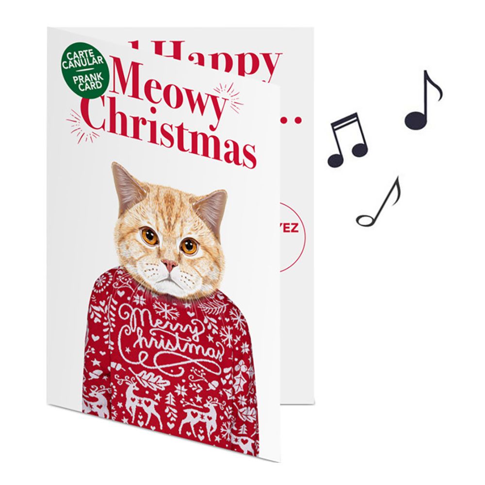 Ikuisuuskortti Meowy Christmas