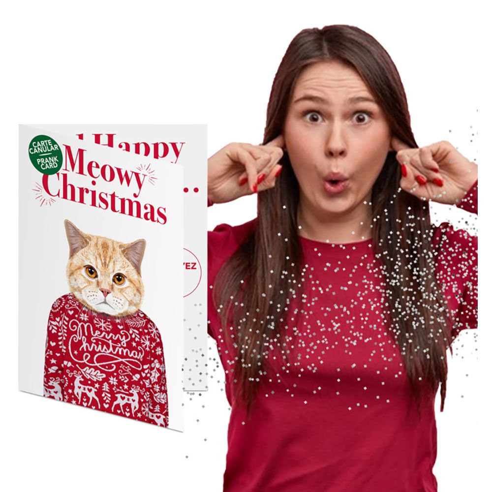 Ikuisuuskortti Meowy Christmas