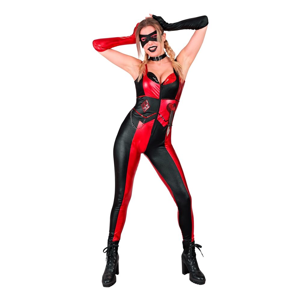 Evil Harlequin Jumpsuit Kostume