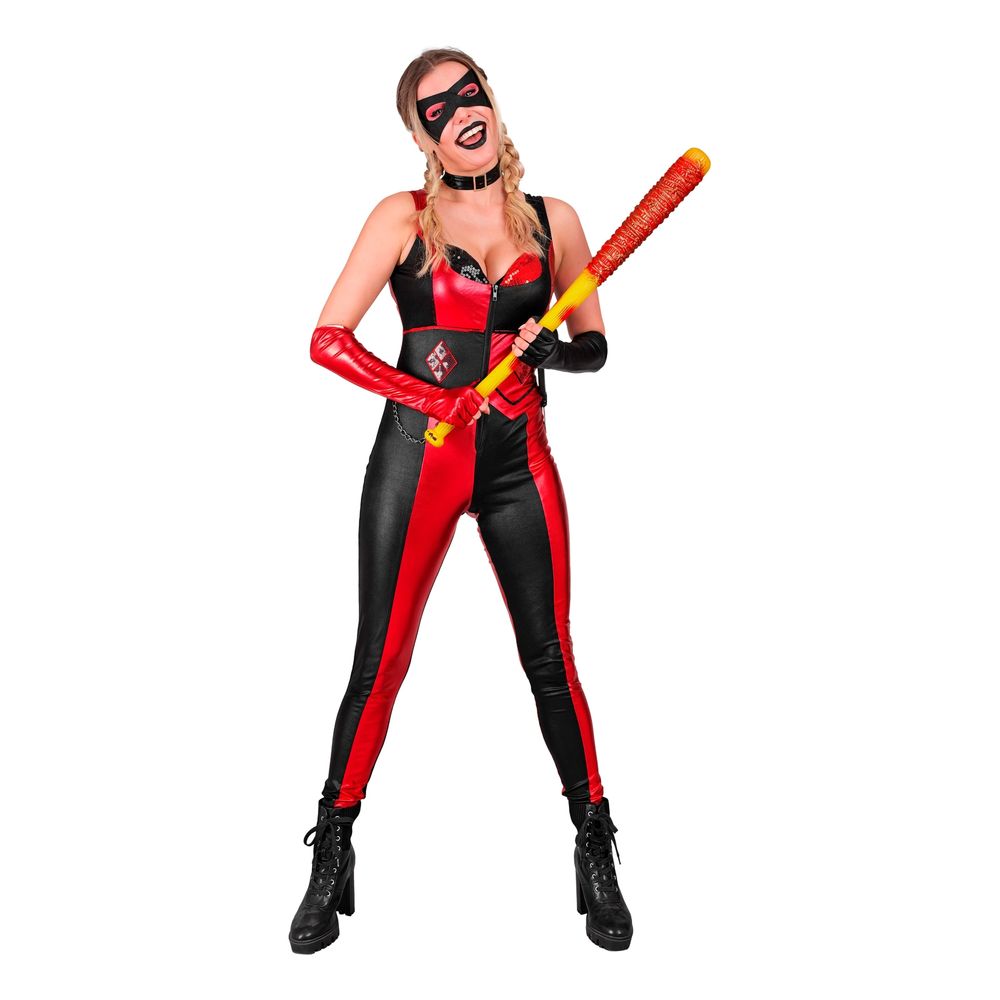 Evil Harlequin Jumpsuit Kostume