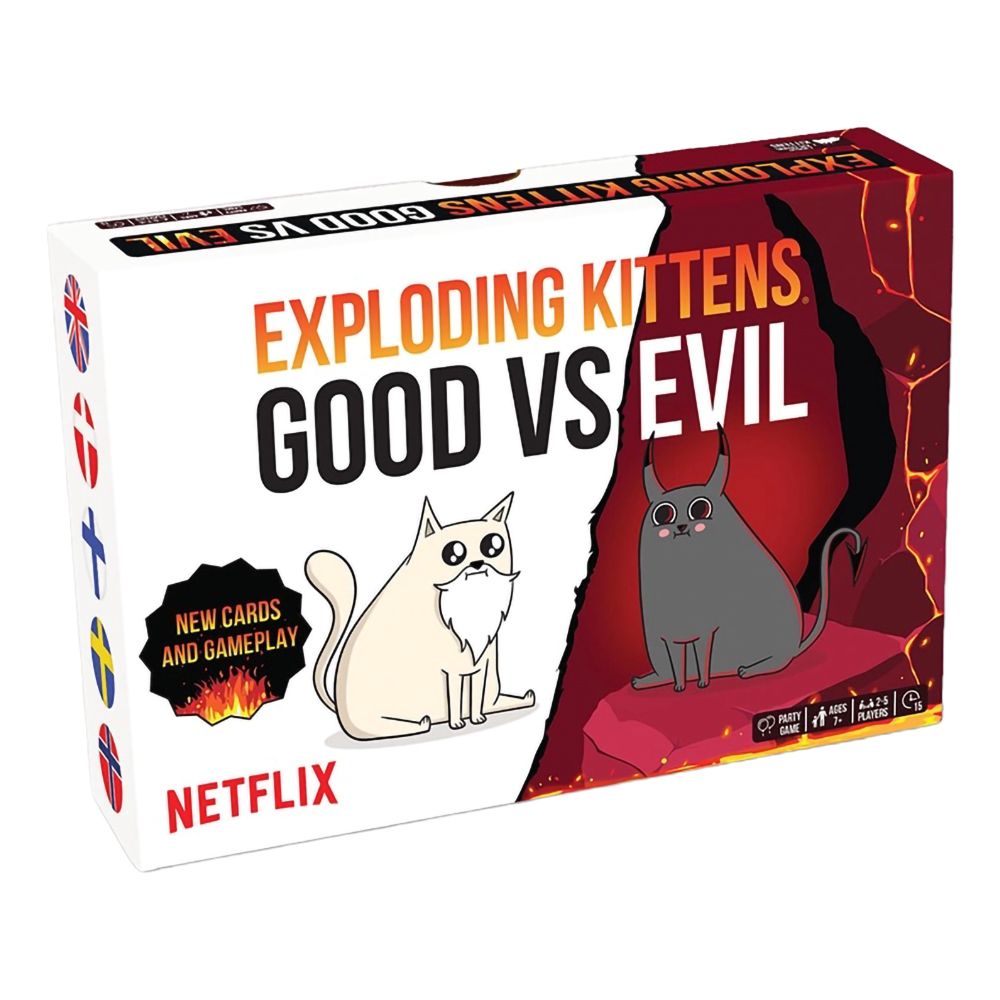 Exploding Kittens Good vs. Evil Brettspill
