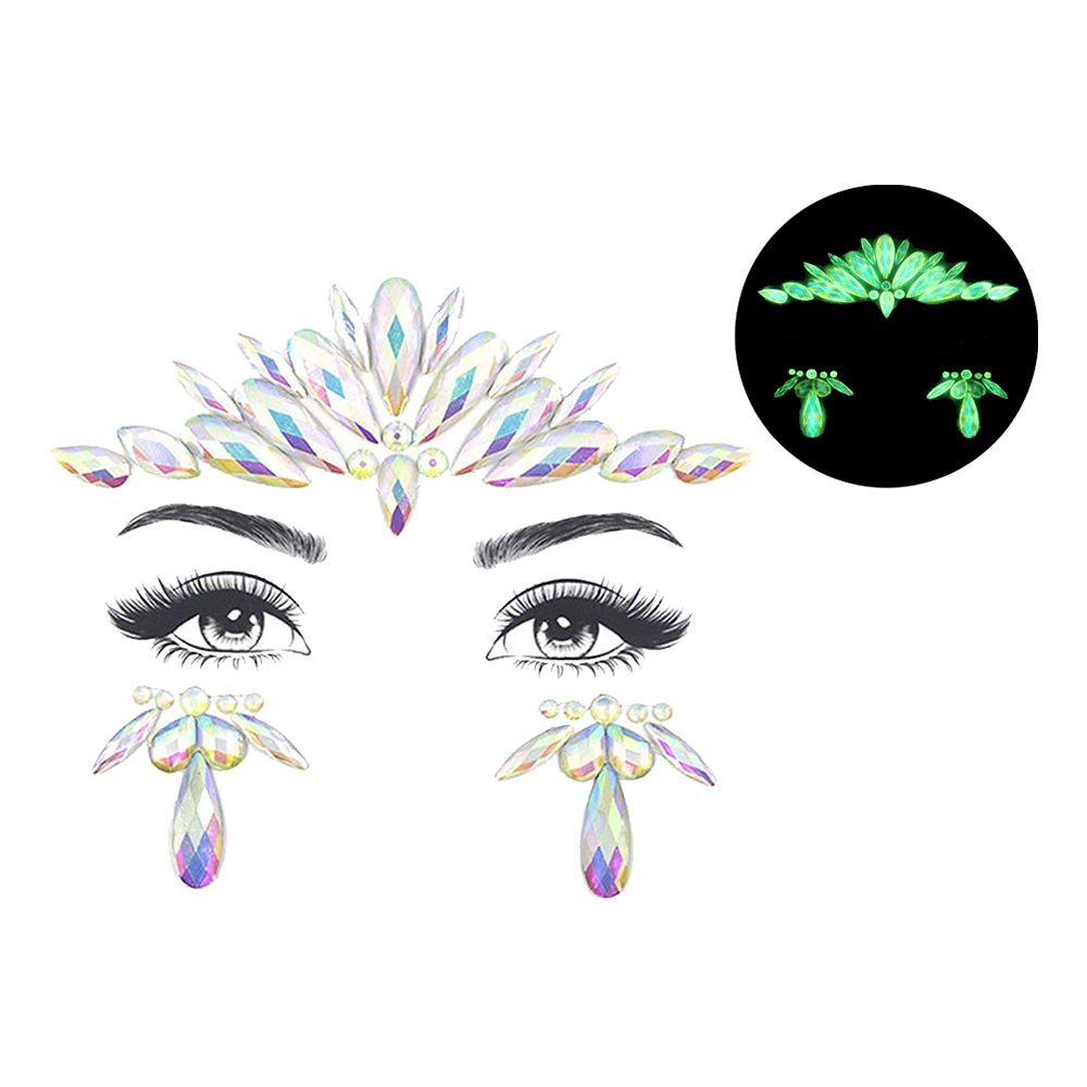 Face Jewels Glow in the Dark Lola