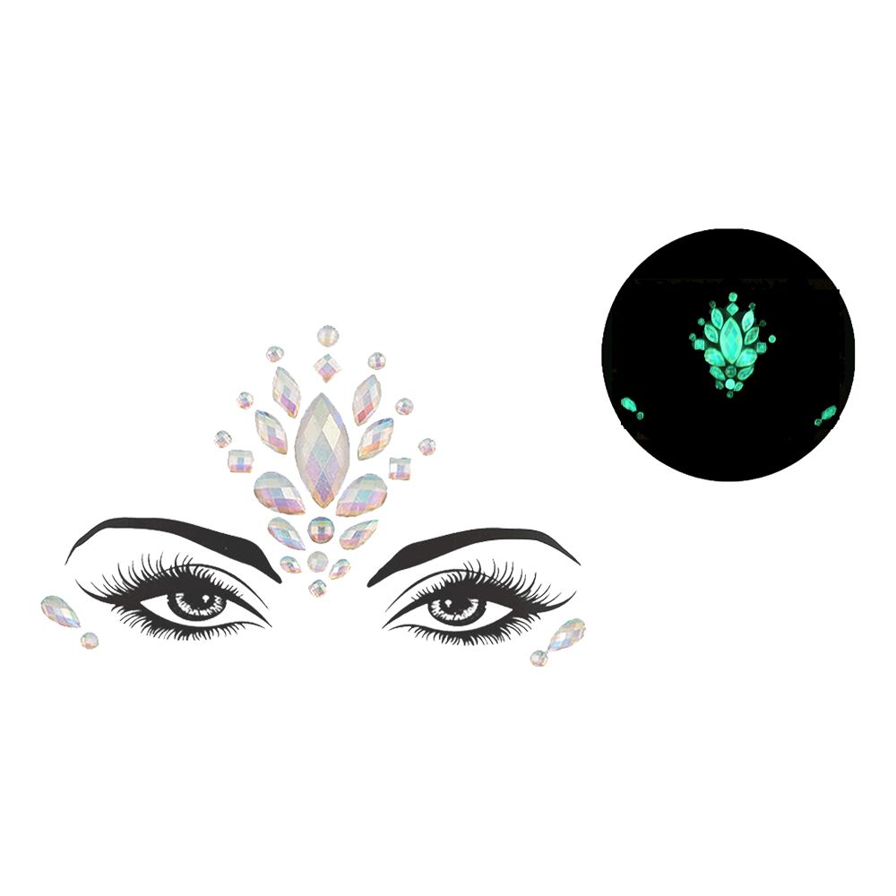 Face Jewels Glow in the Dark Jenna