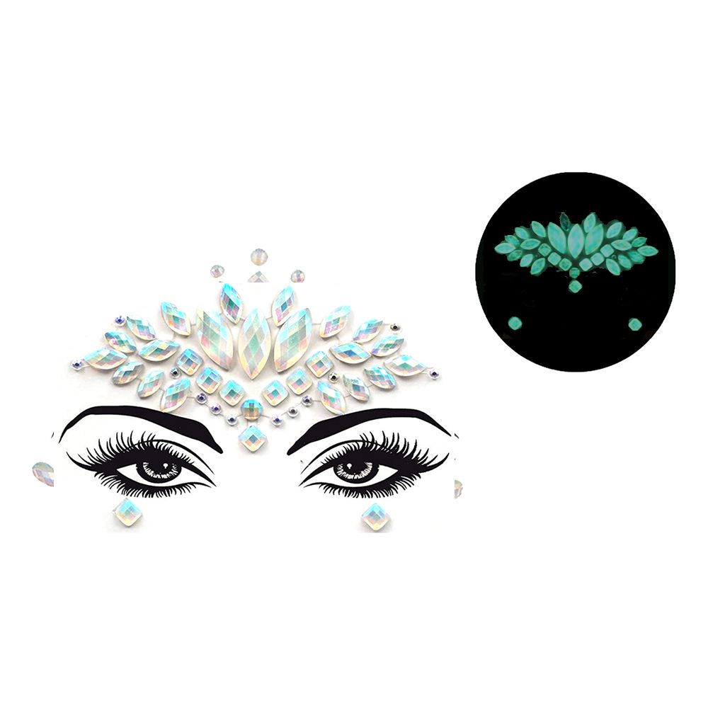 Face Jewels Glow in the Dark Elin