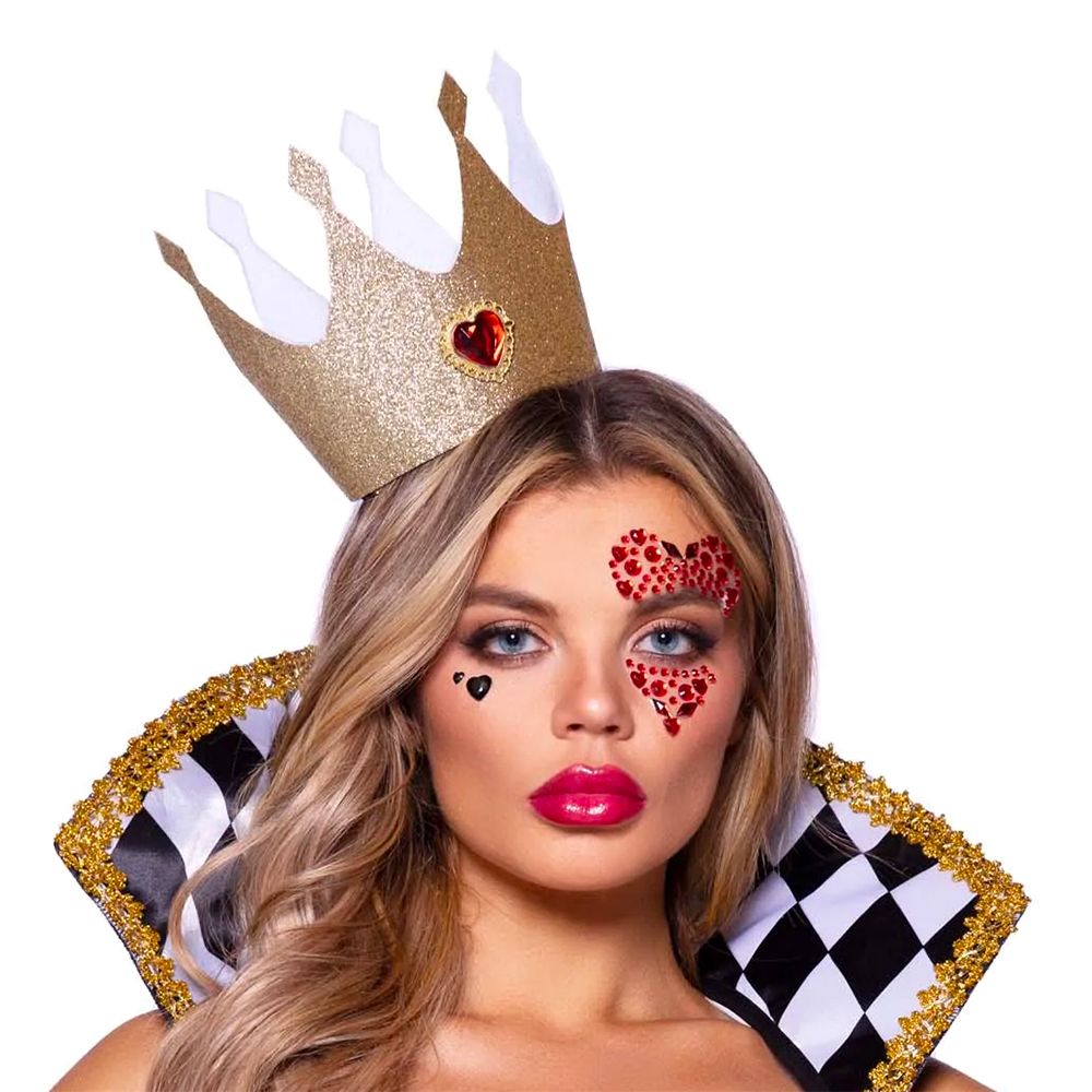 Face Jewels Queen of Hearts Deluxe