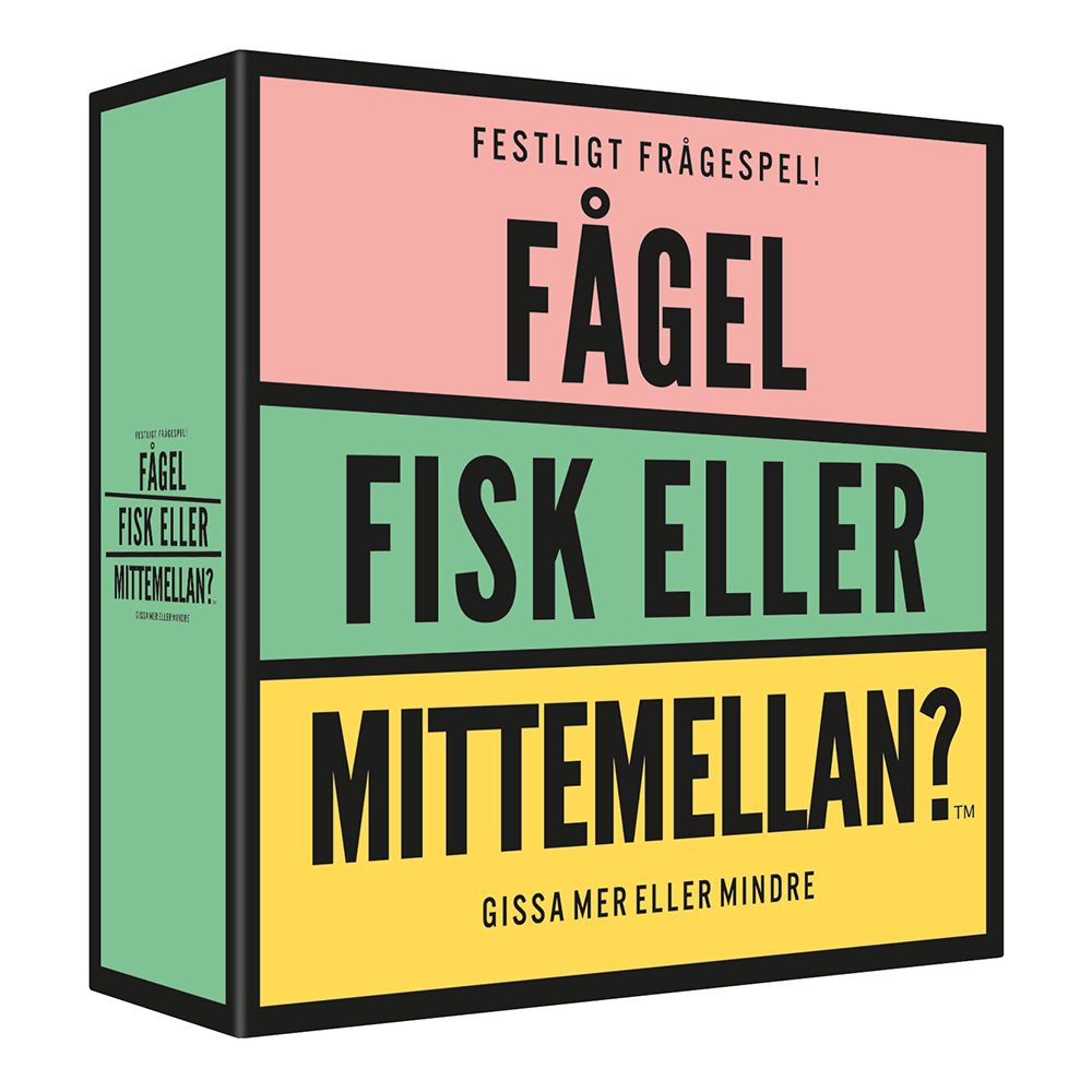 Fågel, Fisk eller Mittemellan Frågespel