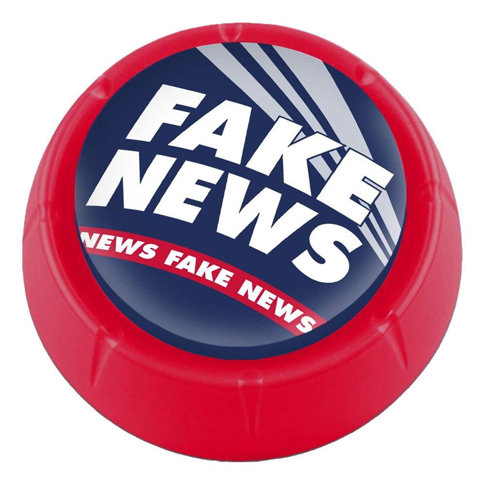 Fake News Knap med Lyd