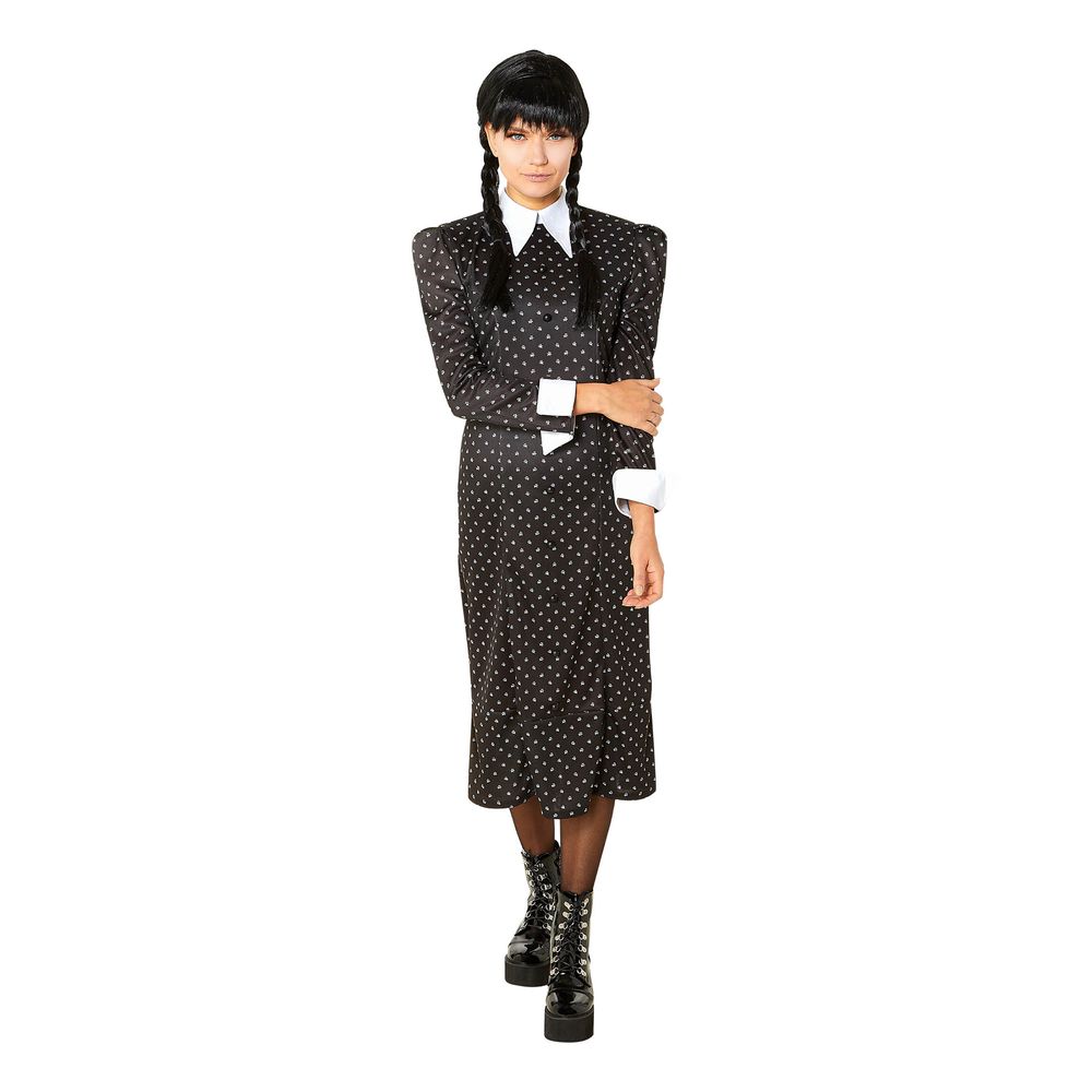 Familien Addams Wednesday Kjole Kostume