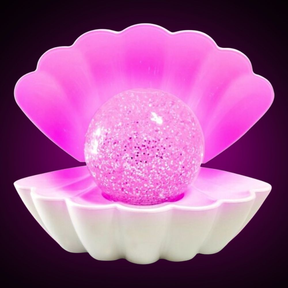 Fargeskiftende Glitterlampe Perle