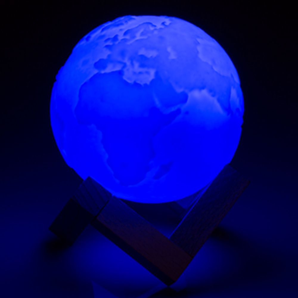 Färgskiftande LED-Lampa Jorden