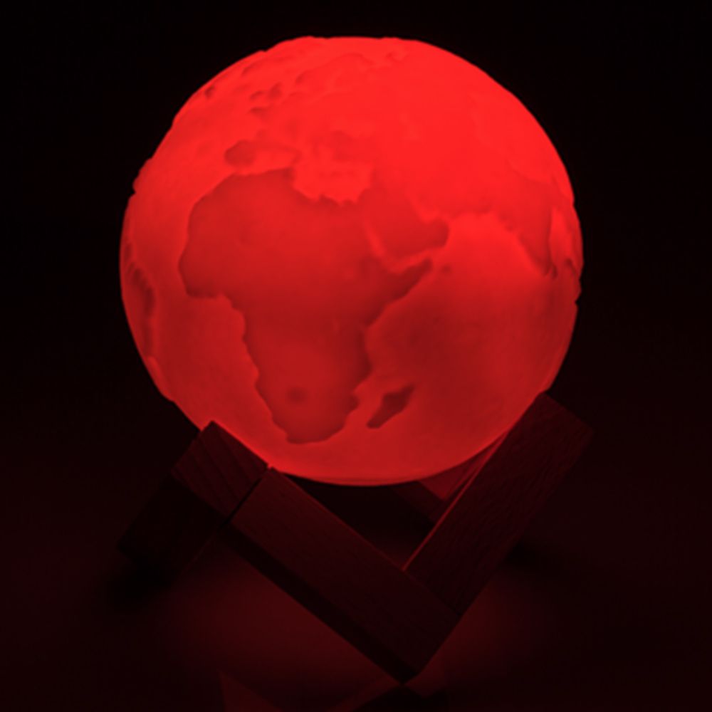 Färgskiftande LED-Lampa Jorden