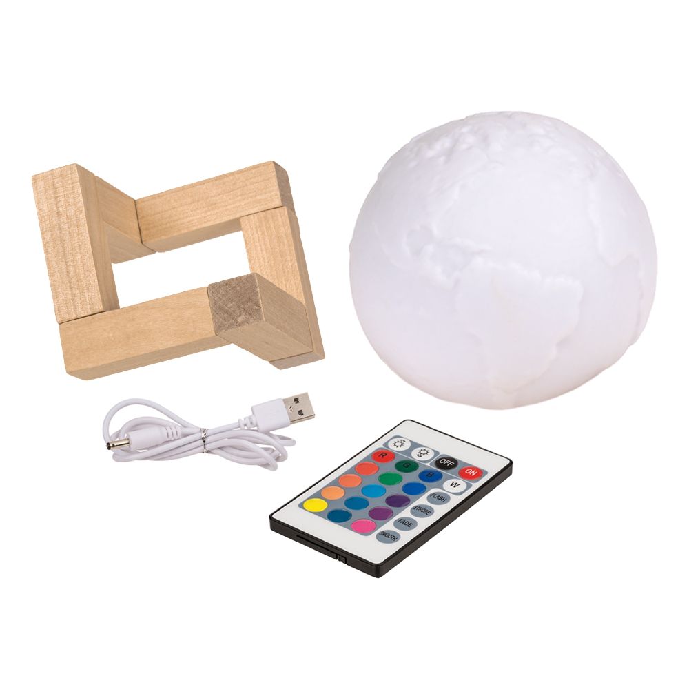 Färgskiftande LED-Lampa Jorden