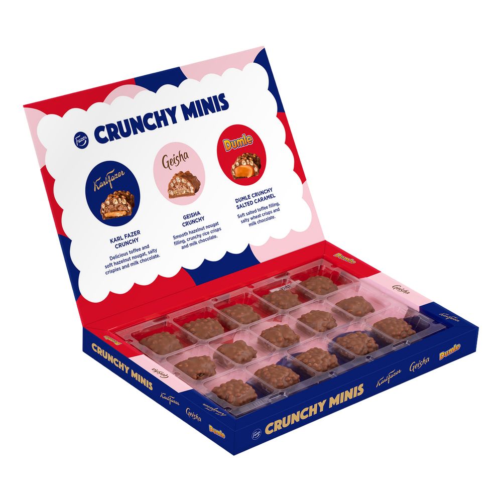 Fazer Crunchy Minis Chokoladepraliner