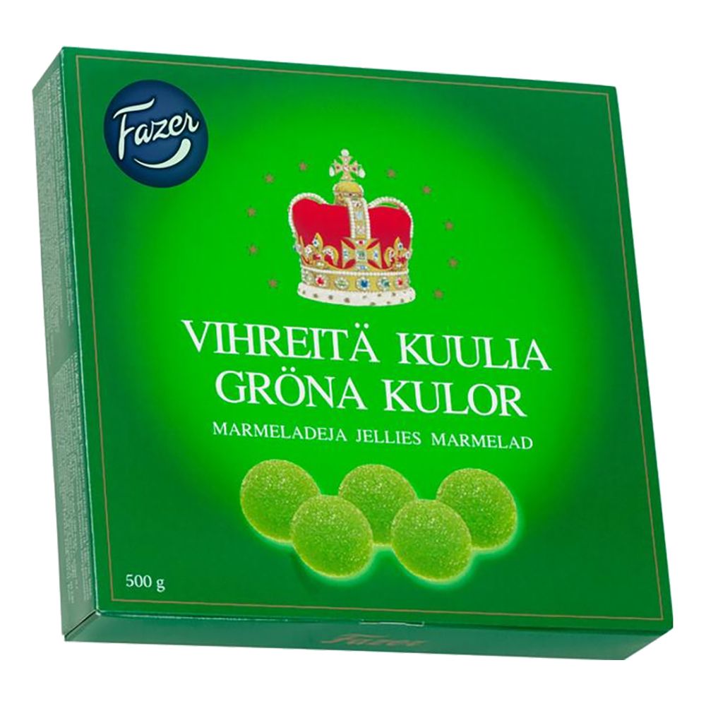 Fazer Grønne Kugler Æske