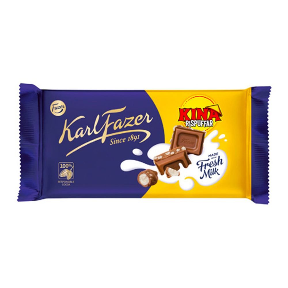Karl Fazer Kina Rispuffar Chokladkaka