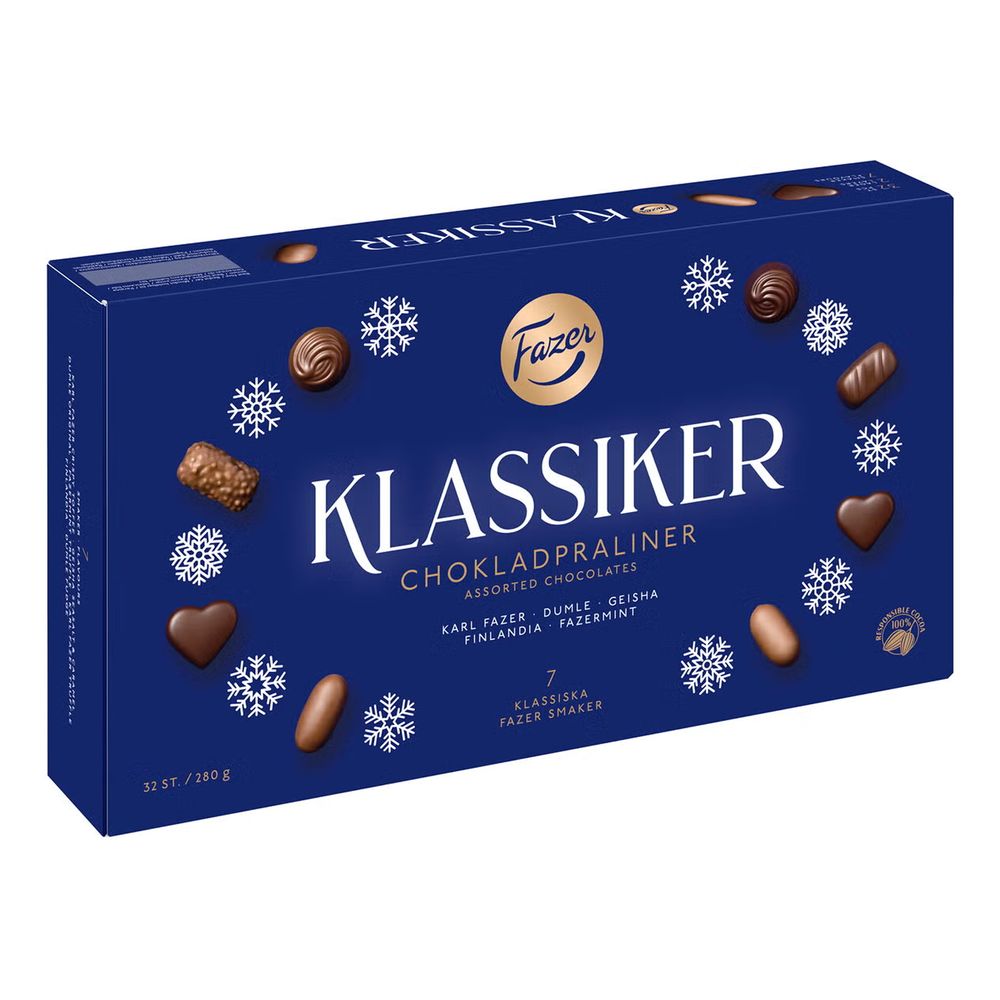 Fazer Klassiker Chokoladepraliner