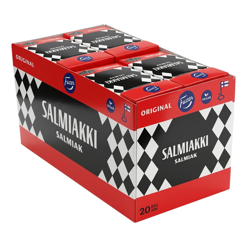 Fazer Salmiakki Pastiller Storpack