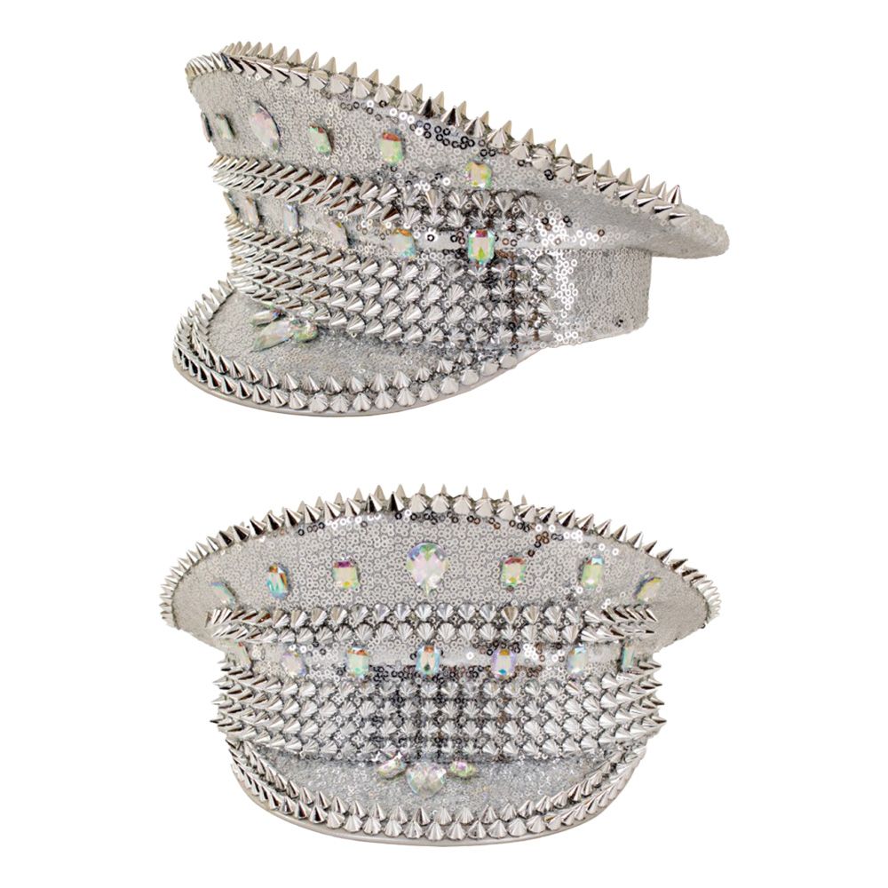 Festivalhatt Bling Silver