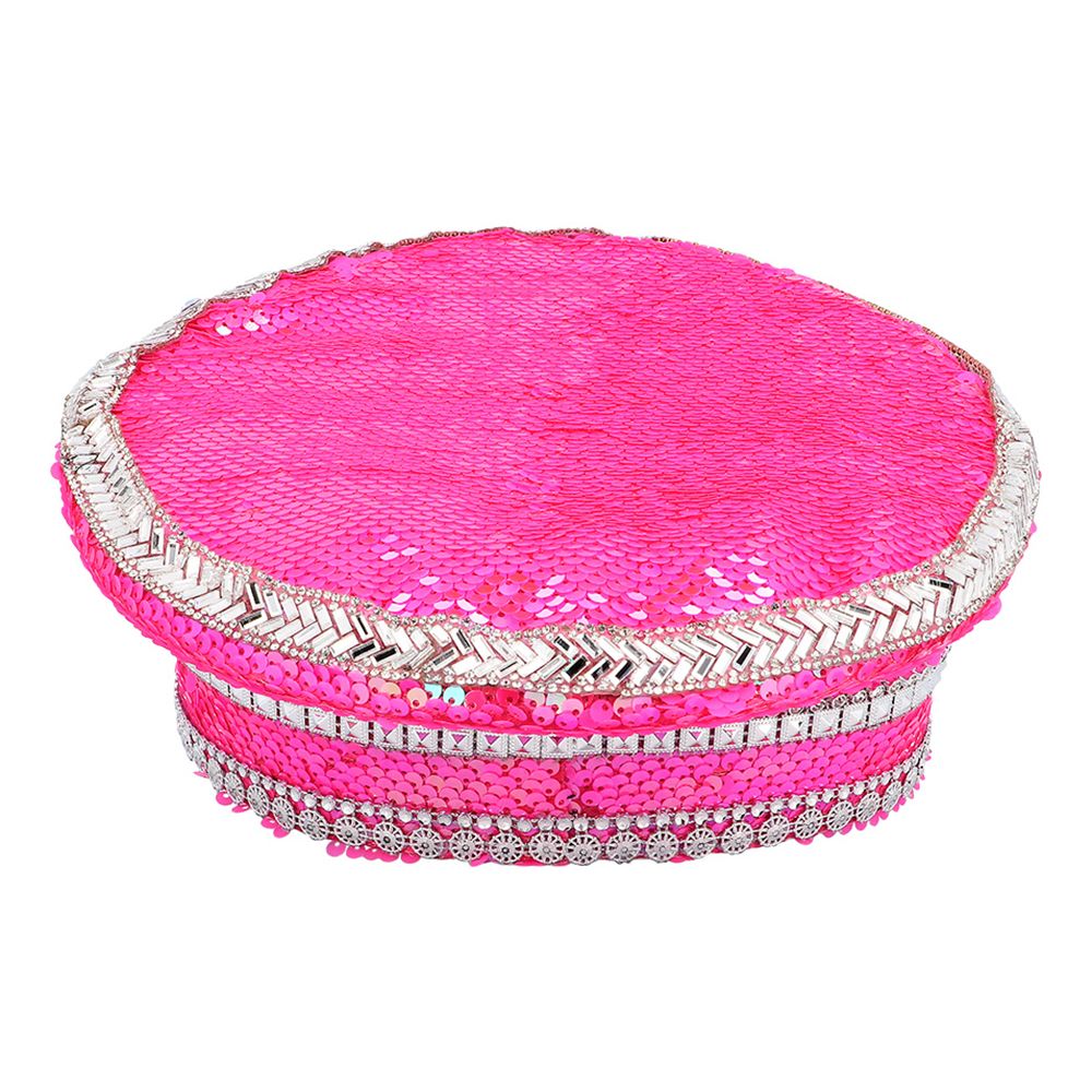 Paljettkeps Rosa