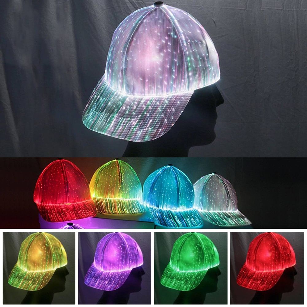 Fiberoptisk LED Kasket