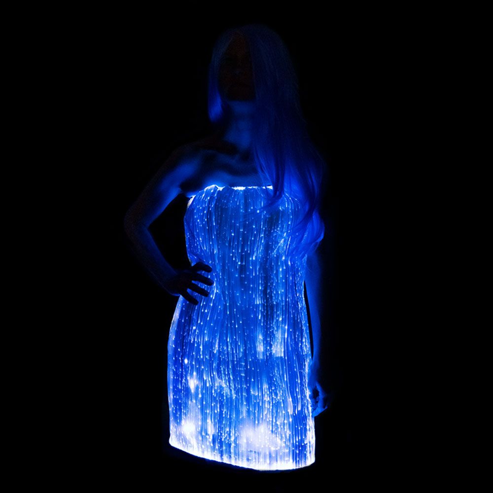 Fiberoptisk LED Klänning
