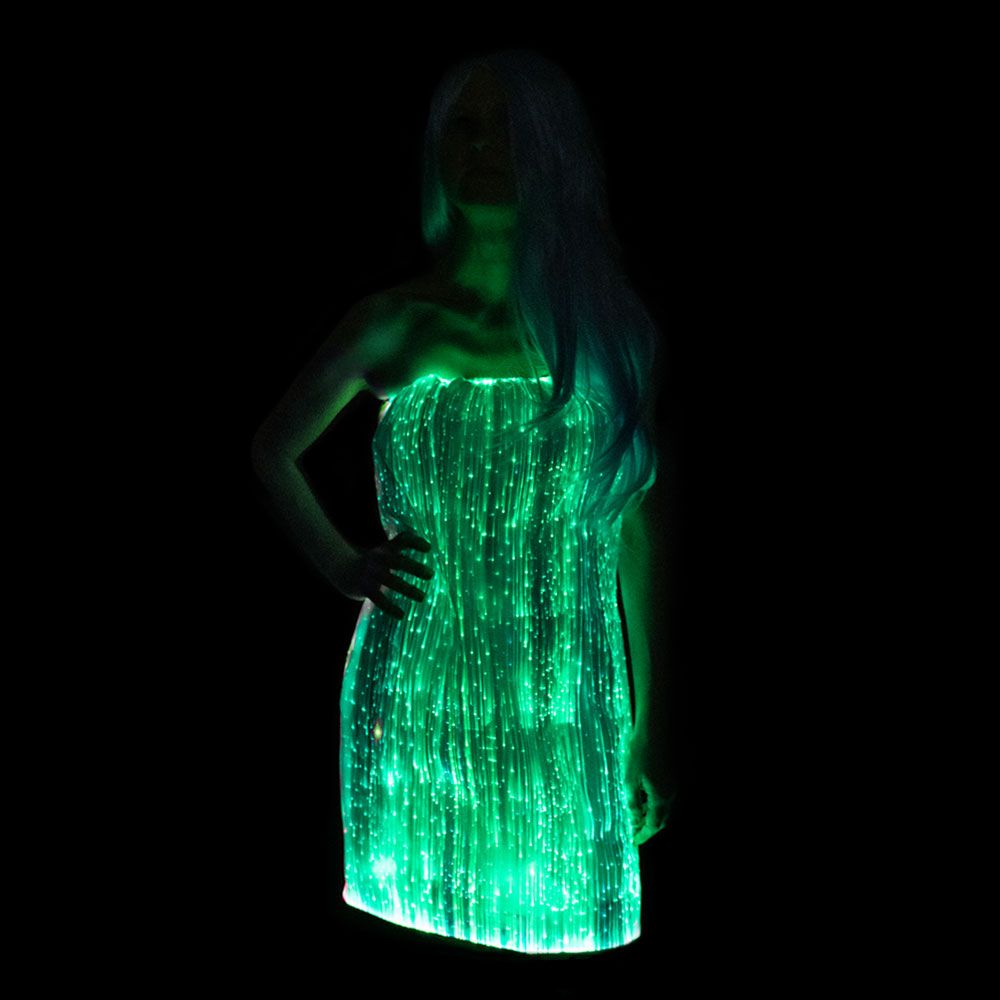 Fiberoptisk LED Klänning