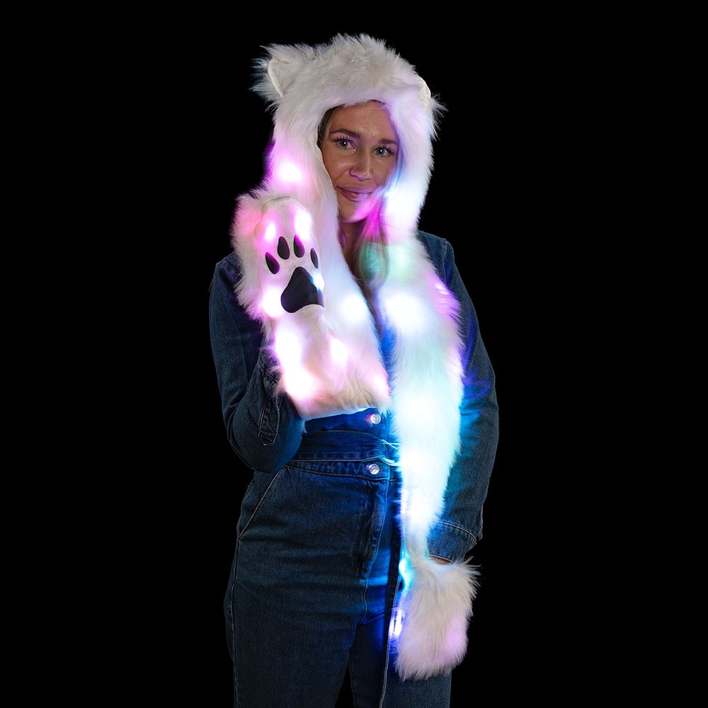 Fiberoptisk LED Scarf