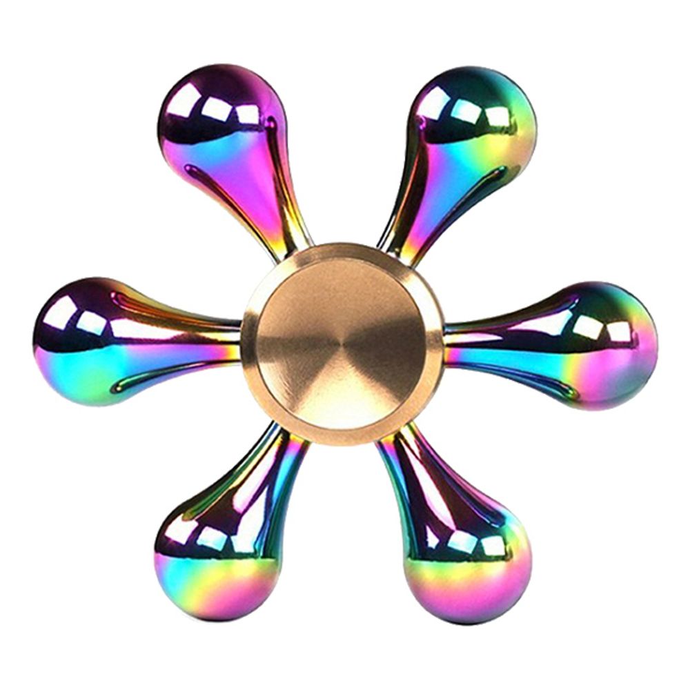 Fidget Spinner Rainbow Drops Metal