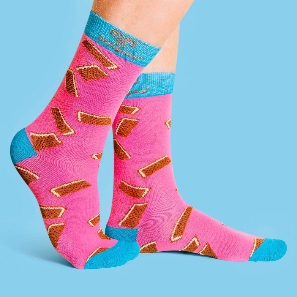 Fika Socks Presentbox Hemglass