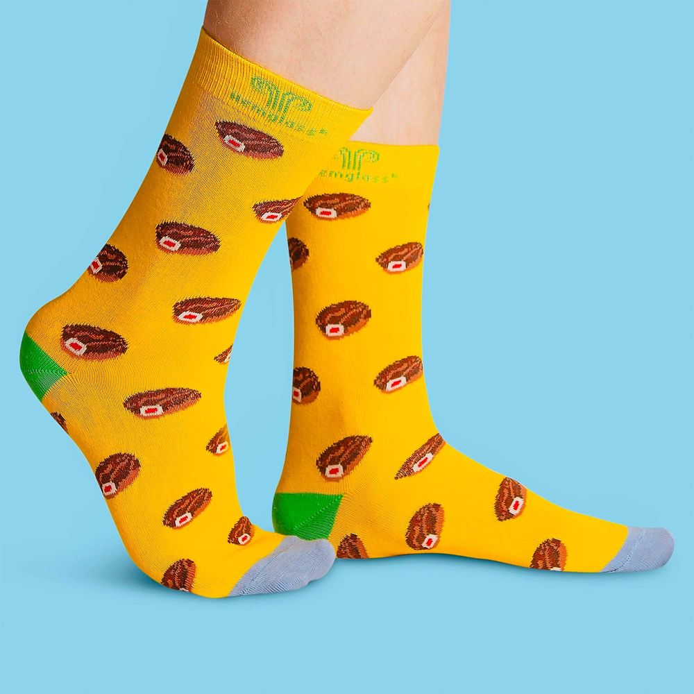 Fika Socks Presentbox Hemglass